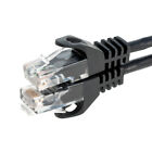 Cat6e cat6 Ethernet Lan Network Rj45 Patch Cable Black 1 5ft- 20ft Multipack Lot