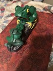 Vintage retro Style Frogs Mechanical Coin Bank Cast Iron Collectible 8 5 length