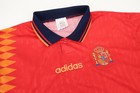 Vintage World Cup Usa 1994 Spain Mens National Football Soccer Team Jersey Xl