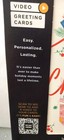 Hallmark Personalized Christmas Video Greeting Cards-pack Of 10-discontinued Nib