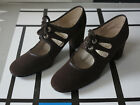 Amorial Women s Shoes Pumps Brown 60s True Vintage High Heels Nos