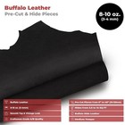 European Leather Work Buffalo Hide 8-10 Oz  3-4mm    Pre-cut Leather