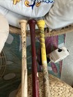 Lot Of 3 Games Used Baseball Bat Memorabilia 