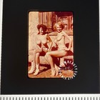 Rare 1950s 35mm Mounted Color Transparency Donna    busty    Brown   Bobbie Reynolds