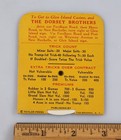 Vintage 1935 Dorsey Brothers Orchestra Bridge Quick Scorer Glen Island Casino