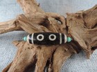Antique 5 Eyes Tibetan Old Agate Dzi Bead Amulet Pendant Bracele Gzi Bead I
