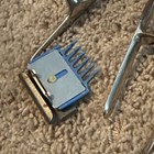 Vintage Barber Tool Lot Hand Clippers Honing Stones Shears Guards Weck Blades