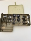 Vintage Necchi Supernova Sewing Machine Accessories Cams Feet W  Case   Italy