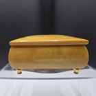 Reuge Swiss Movement My Lady Greensleeves Floral Wooden Music Box Made In Italy 