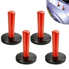 Car Vinyl Wrap Magnets Holder Tool  Car Magnets Tool Kit  4pcs Orange Red