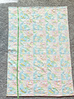 Vintage Handmade Baby Hand Quilted Nursery Rhymes Stamped 48 x 34  Humpty Dumpty