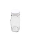 12 Oz Glass Water Bottle Virtually Unbreakable With Thick Sides And Screw-on Cap