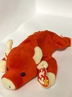 Ty Beanie Baby Snort - Dob  5 15 1995 Tag Attached  Rare  Great Condition 