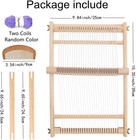 Weaving Loom Kit  15 7  H X 11 8  W Wooden Tapestry Looms  Large Weaving Frame T