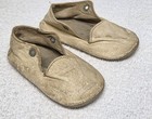 Vintage Baby   Doll Leather Shoes   Crocheted Socks - 2 Pair Shoes
