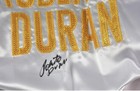Legendary Champion Roberto Duran    manos De Pierda    Boxing Robe signed W  Psa Coa