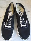 Nib Vans Authentic Black Lace Up Shoes Men s 8 Women s 9 5 Eu 40 5