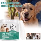 Dog Ear Cleaner Finger Wipes  Ear Deodorizing Finger Wipes For Dogs Cats