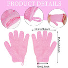 4 Pairs Bath Exfoliating Gloves Scrub  Double Sided Bath Mitts Scrubs For Shower