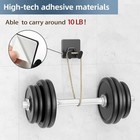 Adhesive Shower Hooks For Inside - Extra Sticky Stainless  Razor Holder Shower