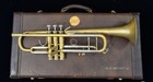 Bach Stradivarius Model 43 Bb Ml Bore Trumpet Raw Brass With Case  Beautiful      