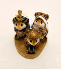 Wee Forest Folk M121 Three Wise Men Nativity 1985 Annette Petersen Vintage
