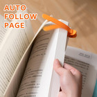 3pcs Silicone Automatic Bookmarks  Book Marks Gifts For Reading Women  Men  Kids