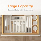 Lifewit Silverware Drawer Organizer Expandable Utensil Tray For Kitchen Bpa Free