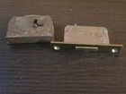 Vintage Mortise Door Lock W  Strike Plate Hardware Antique Salvage Rustic