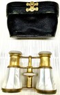 Lemaire Fi Paris Vintage Opera Glasses W case Mother Of Pearl  1850--1900 Era