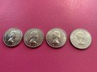 1964 Canada Nickel Brilliant Uncirculated -- Extra Waterline Rare     Lot Of 4    