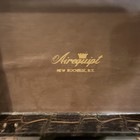 Vintage 1940s Faux Alligator Skin Train Case Cosmetic Travel Luggage Airequipt