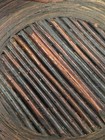 Vintage African Handcrafted Woven Basket 