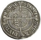 1502 -1504 Silver England 1 Groat  4 Pence  King Henry Vii Coin S-2258