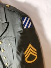 Vintage Us Army Class A Green Dress Uniform Jacket Staff Sergeant E-6 Vietnam