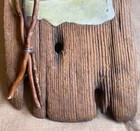 Rare Artist Signed Folk Art Mixed Media Assemblage Sculpture Wood Ryer Island Ca