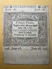 Connecticut Colonial Currency 1780 1 Shilling 3 Pence Bill Hartford June 1