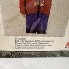 Vintage 70s Caron Christmas Toy Soldier Latch Hook Rug Kit  3094 20x27