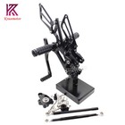 Cnc Rearsets Foot Pegs For Honda 2003 2004 2005 2006 Cbr600rr Foot Rest Pedals