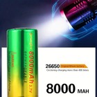 Lot Of 1-20pcs 26650 3 7v Lithium Rechargeable Batteries 8000mah For Flashlight