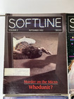 Lot Of 10 Softline Magazines 1982 1983 Rare Collector Apple Ii Computer Free Shp