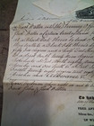1829 Document Land Sale Lancaster County Pennsylvania John   Jacob Walter