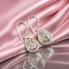 Natural Ethiopian Opal Copper Gemstone 925 Sterling Silver Dangle Earring 1 40 