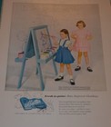 Vintage 1948 Bates Fabric Dealer Advertising Book  Sew School Clothing  Posters 