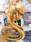 Sousaphone Big 25  Bell In Gold Polish Of Pure Brass   Free Case   Free Shipping
