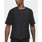 Nike Aerolayer Running Vest Reversible Black Yellow Ikat Print Medium