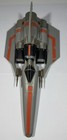 Battlestar Galactica Viper Mark Ii Spacecraft Model Figure Toy Grey Orange