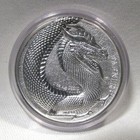 2020 Germania Beasts Dragon Fafnir  9999 Silver 1oz  Orig  Capsule Coa As157