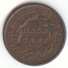 1809 Classic Head Half Cent  Au