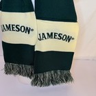 Jameson Irish Whiskey Scarf Fringe Green Cream Stripes - New In Package 48 